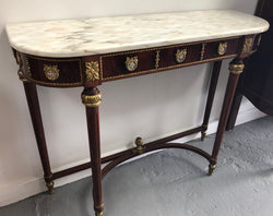 Narrow Mahogany Louis XVI Style Console Table | Antique & Vintage | Moonee Ponds Antiques | Australia Wide Delivery