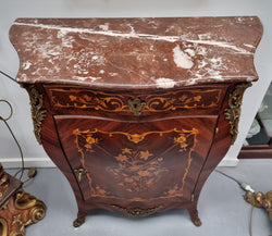 Stunning French Transitional Style Mahogany Marquetry Inlay Salon Cabinet | Antique & Vintage | Moonee Ponds Antiques | Australia Wide Delivery
