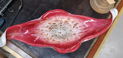 Vintage “Murano” Glass Centerpiece Pink & White | Antique & Vintage | Moonee Ponds Antiques | Australia Wide Delivery