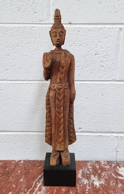 Antique Sukhothai Style Thai Carving of a Standing Buddha | Antique & Vintage | Moonee Ponds Antiques | Australia Wide Delivery