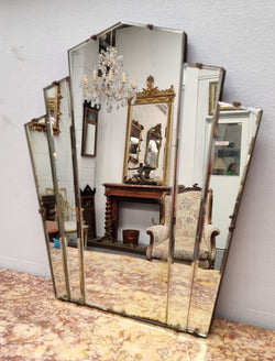Original Art Deco Fan Shaped Mirror | Antique & Vintage | Moonee Ponds Antiques | Australia Wide Delivery
