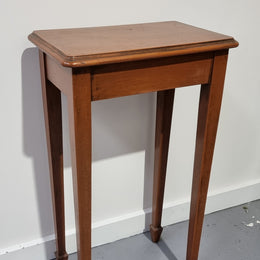 Small and very useful, is this Antique side table/lamp table which is great for small spaces.