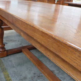French Oak Dining Extension Table