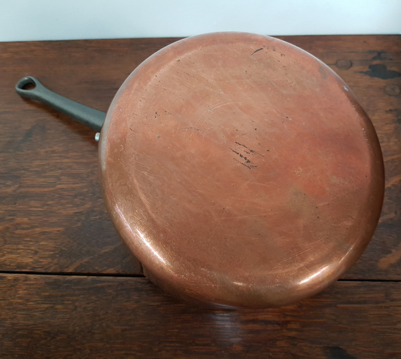 French Set of Five Antiques Copper Pans | Antique & Vintage | Moonee Ponds Antiques | Australia Wide Delivery