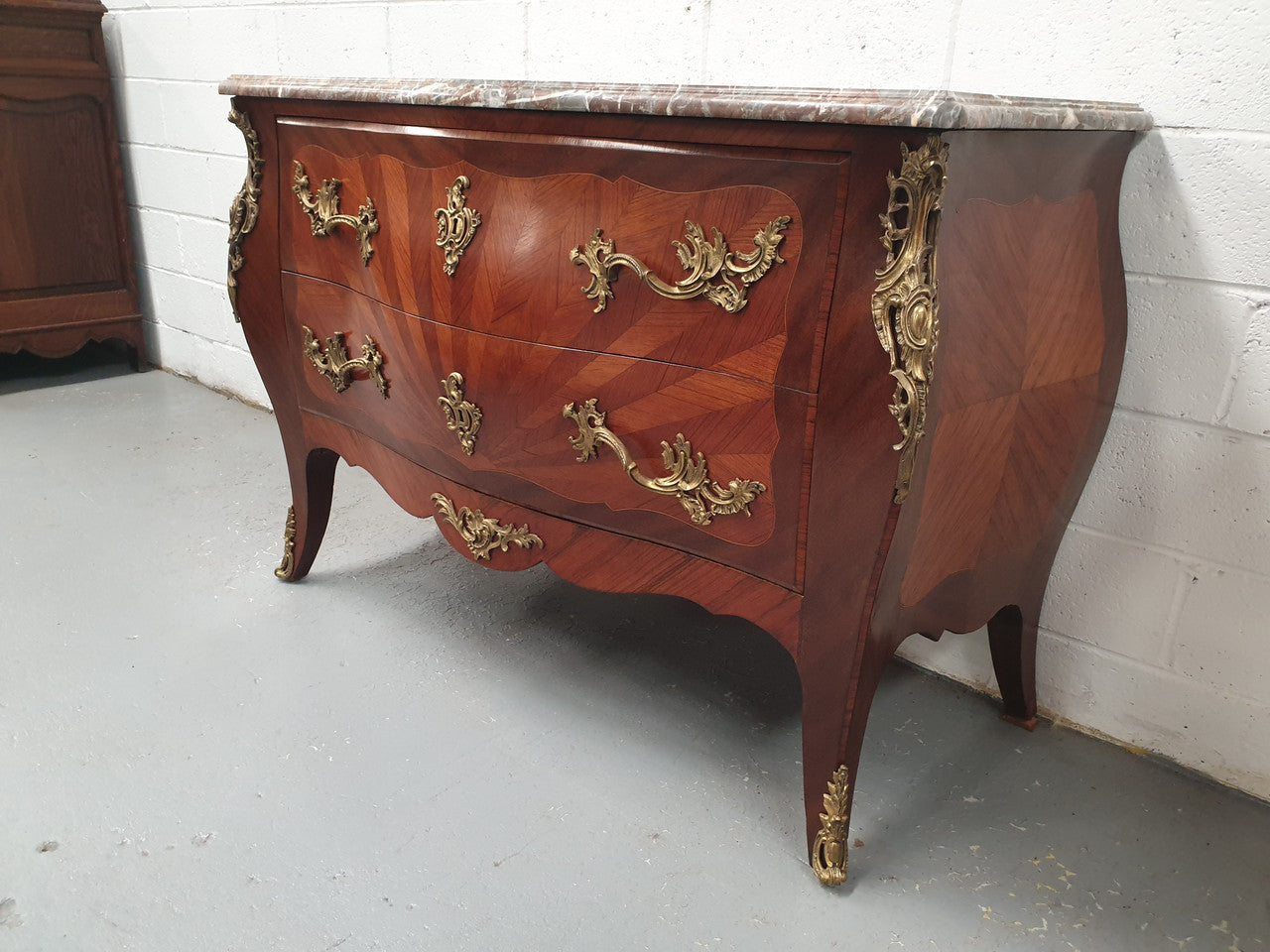 19th Century French Louis XV Style Commode With Marble Top | Antique & Vintage | Moonee Ponds Antiques | Australia Wide Delivery