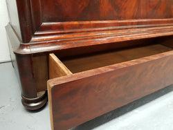 French Flame Mahogany Secretaire a Abattant | Antique & Vintage | Moonee Ponds Antiques | Australia Wide Delivery