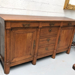 Early 19th Century Empire Oak Sideboard