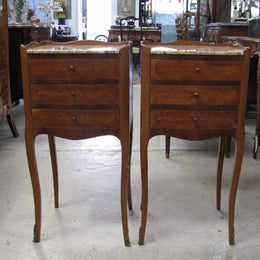 Gorgeous Pair Of French Bedsides