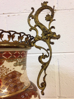 Satsuma Jardiniere and Vases Set | Antique & Vintage | Moonee Ponds Antiques | Australia Wide Delivery