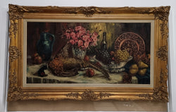 Amazing Signed Oil on Canvas "Still Life" in Gilt Frame | Antique & Vintage | Moonee Ponds Antiques | Australia Wide Delivery
