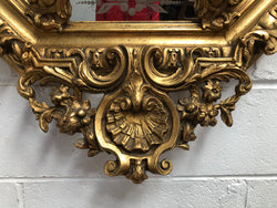 Early 19th Century Gilt Cushion Mirror WIth Acid Etching | Antique & Vintage | Moonee Ponds Antiques | Australia Wide Delivery