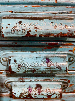 Fabulous Vintage Rustic Printers Drawers | Antique & Vintage | Moonee Ponds Antiques | Australia Wide Delivery