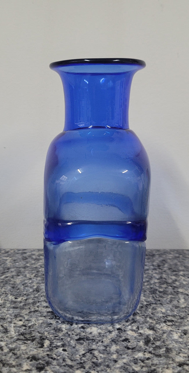 "Bertil Vallien" Kosta Boda Blue Vase