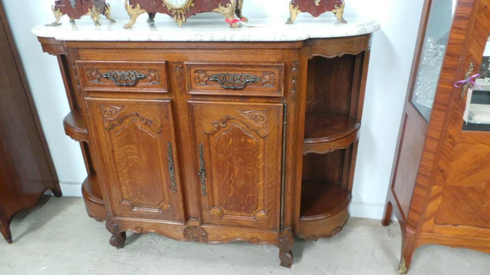 Beautiful Carved French Oak Buffet | Antique & Vintage | Moonee Ponds Antiques | Australia Wide Delivery