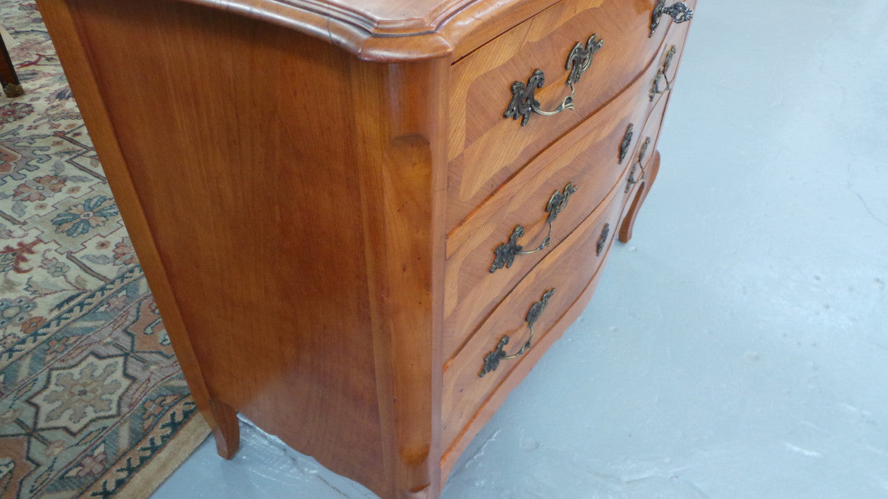 French Louis XV Style Cherrywood Commode