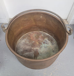 Large Antique French Copper Firewood Pot | Antique & Vintage | Moonee Ponds Antiques | Australia Wide Delivery
