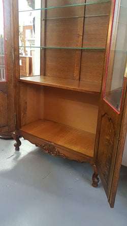 French Louis XV Style Oak Vitrine | Antique & Vintage | Moonee Ponds Antiques | Australia Wide Delivery