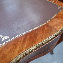 French Louis XV Style Bureau Plat Desk
