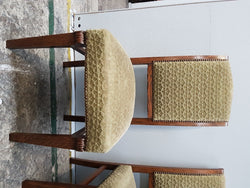 Set Of Six Upholstered Dining Chairs And Two Matching Carvers | Antique & Vintage | Moonee Ponds Antiques | Australia Wide Delivery