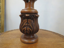 French Oak And Fruitwood Standard Lamp | Antique & Vintage | Moonee Ponds Antiques | Australia Wide Delivery