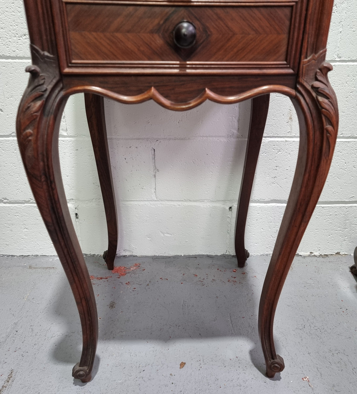 French Rosewood Louis XV Style Single Bedside Cabinet | Antique & Vintage | Moonee Ponds Antiques | Australia Wide Delivery