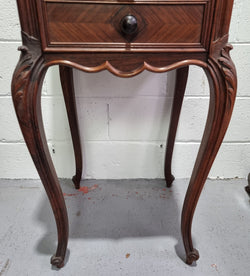 French Rosewood Louis XV Style Single Bedside Cabinet | Antique & Vintage | Moonee Ponds Antiques | Australia Wide Delivery