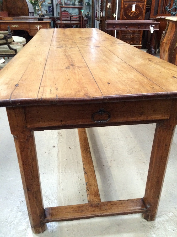 French Cherrywood Farmhouse Table | Antique & Vintage | Moonee Ponds Antiques | Australia Wide Delivery