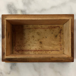 Antique Mauchline Ware Wooden Trinket Box