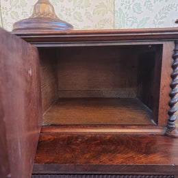 Rare Georgian Flame Mahogany Miniature Chest on Chest