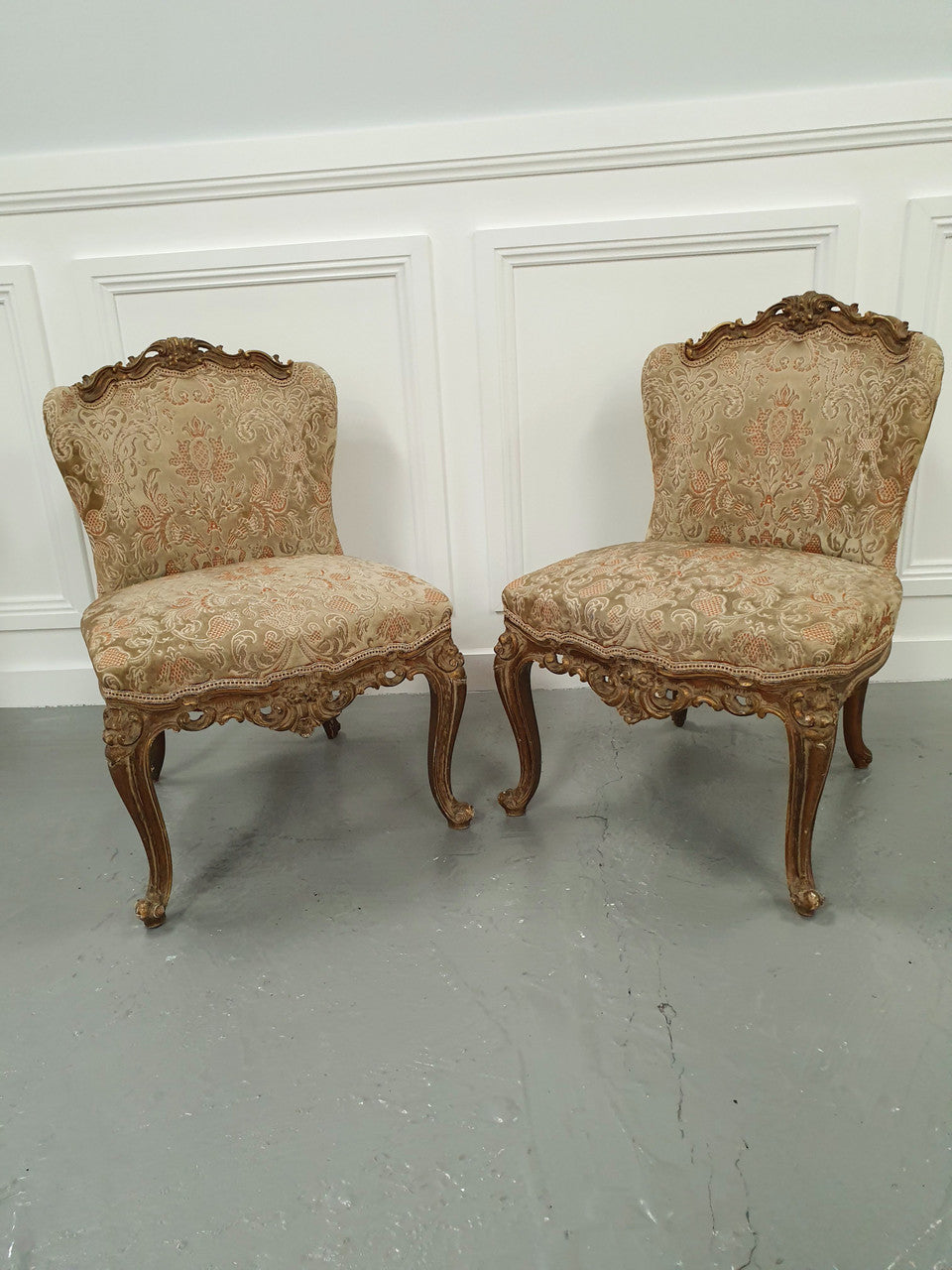 Pair of French Upholstered Chairs | Antique & Vintage | Moonee Ponds Antiques | Australia Wide Delivery