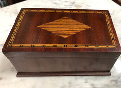 Australian Cedar Silky Oak Wooden Box | Antique & Vintage | Moonee Ponds Antiques | Australia Wide Delivery