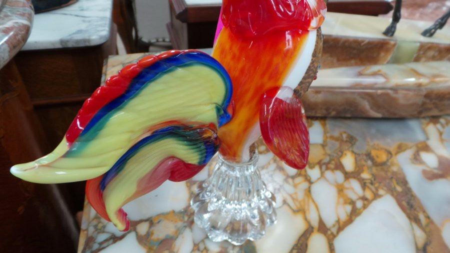 Murano glass Rooster