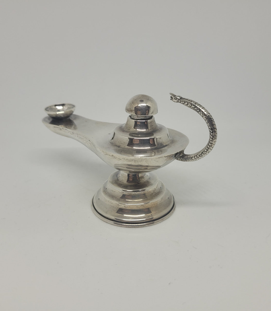 Mexican 925 Silver Aladdin Oil Lamp | Antique & Vintage | Moonee Ponds Antiques | Australia Wide Delivery
