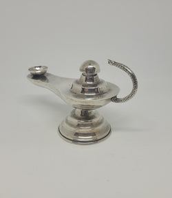 Mexican 925 Silver Aladdin Oil Lamp | Antique & Vintage | Moonee Ponds Antiques | Australia Wide Delivery
