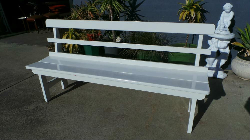 Painted Church Pew Seats