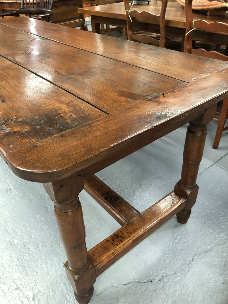 An 18th-Century French Oak Farmhouse Table