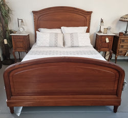 Fabulous French Walnut Queen Bed | Antique & Vintage | Moonee Ponds Antiques | Australia Wide Delivery