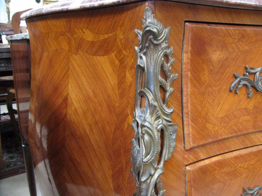 French Walnut Commode-1