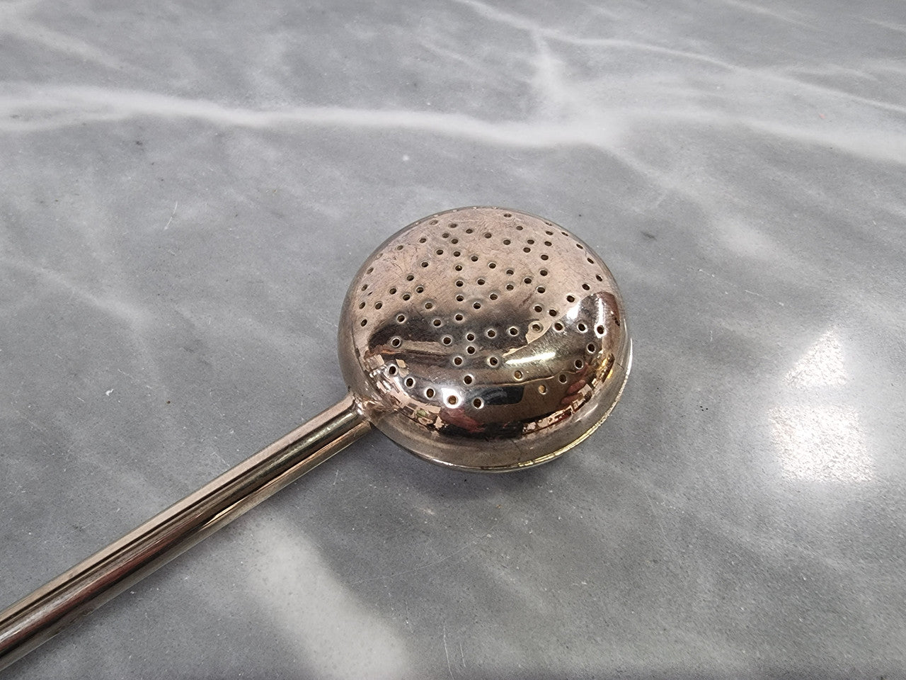 Art Deco Style Silver Plated Tea Infuser | Antique & Vintage | Moonee Ponds Antiques | Australia Wide Delivery