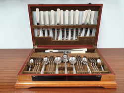 Grosvenor Delphic Art Deco Cutlery Set For Six People | Antique & Vintage | Moonee Ponds Antiques | Australia Wide Delivery