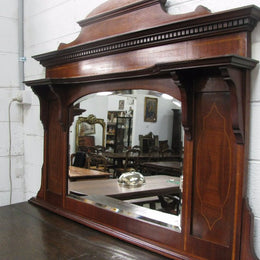 Edwardian Over Mantle Mirror