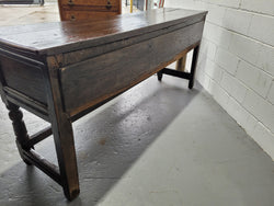 Early 19th Century Oak Three Drawer Dresser Base | Antique & Vintage | Moonee Ponds Antiques | Australia Wide Delivery