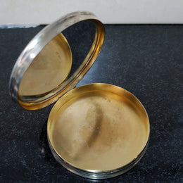Stunning Silver & Guilloche Enamel Trinket Box