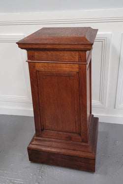 Sourced From France a Large French Oak Pedestal | Antique & Vintage | Moonee Ponds Antiques | Australia Wide Delivery