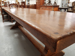 Superb 18th Century French Oak Pedestal Refectory Table | Antique & Vintage | Moonee Ponds Antiques | Australia Wide Delivery