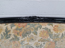 Substantial Antique 19th Century Ebonized Serpentine Front Settee | Antique & Vintage | Moonee Ponds Antiques | Australia Wide Delivery