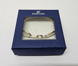 Swarovski Gold Tone Bangle with Crystals | Antique & Vintage | Moonee Ponds Antiques | Australia Wide Delivery