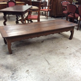 Large French Coffee Table With Drawer