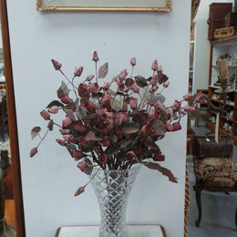 A Large Heavy Vintage Crystal Vase