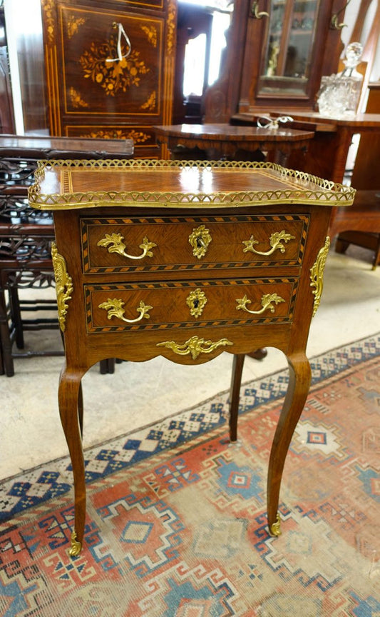 Inlaid Rosewood French Occasional Table